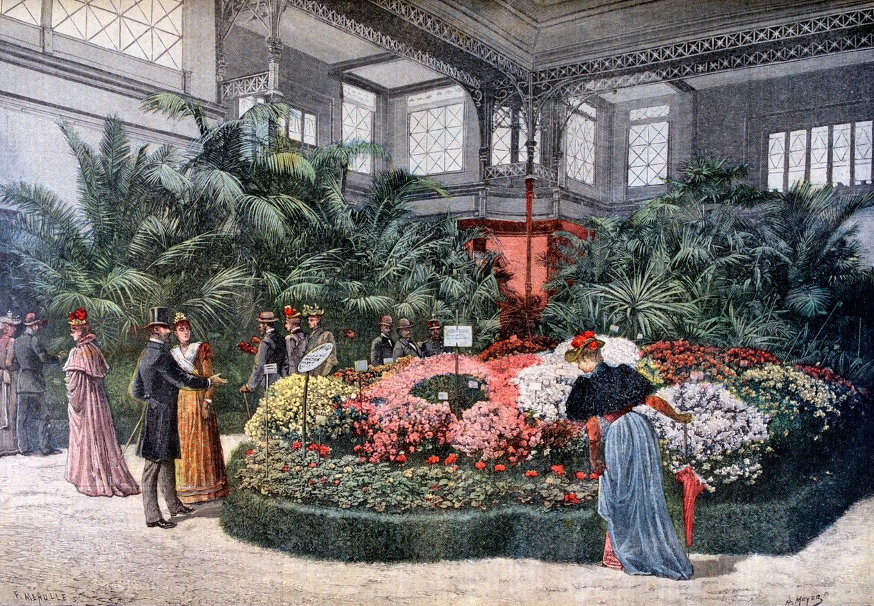Havebrugsudstilling, Cours La Reine, Paris, 1892 af Fortuné Méaulle