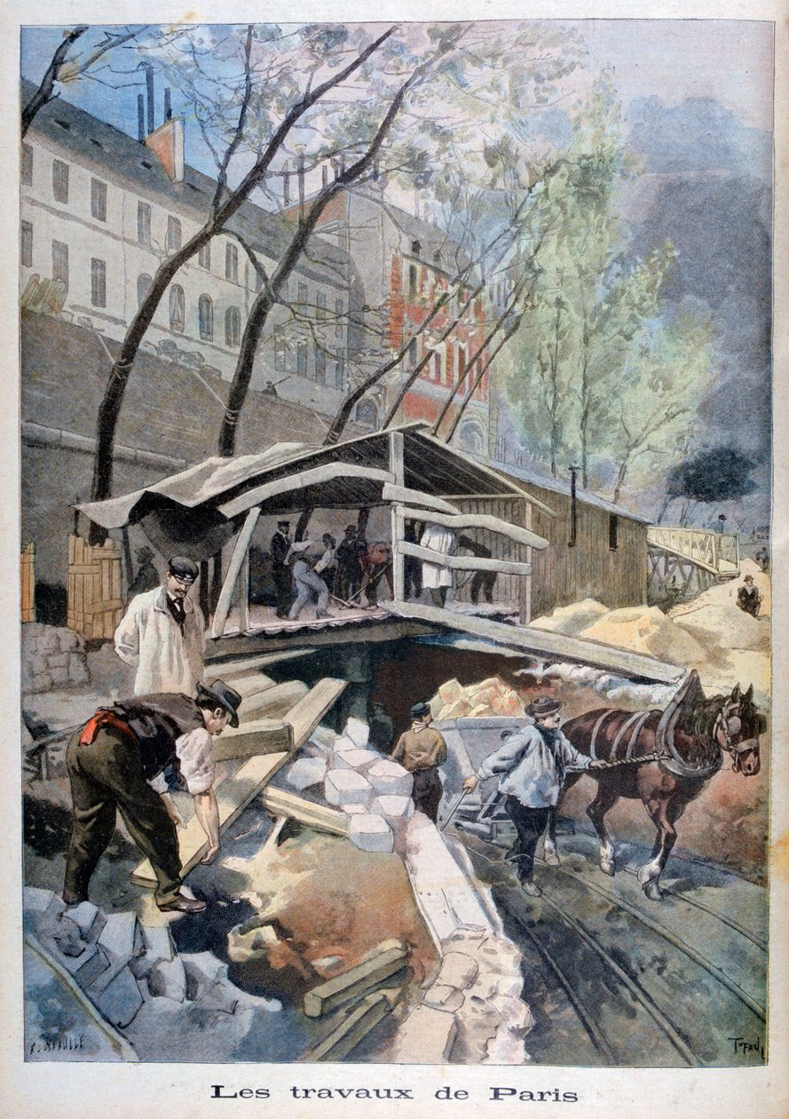 Labour i Paris, 1899. af Fortuné Méaulle