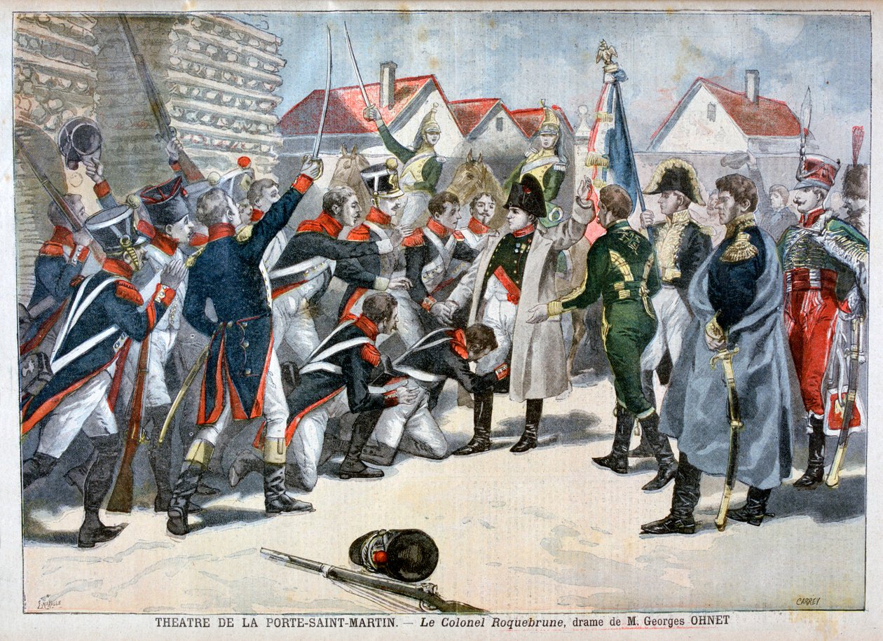 Le Colonel Roquebrune, et drama af Georges Ohnet, 1897 af Fortuné Méaulle