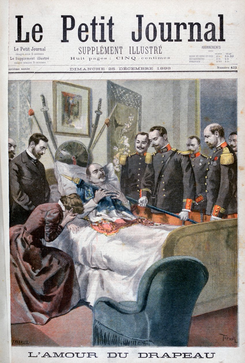 Kærlighed til flaget, 1898. af Fortuné Méaulle
