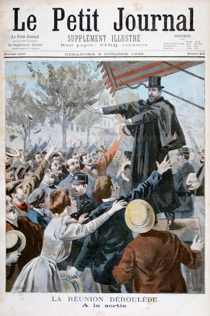 Paul Déroulède, fransk forfatter og politiker, 1898. af Fortuné Méaulle