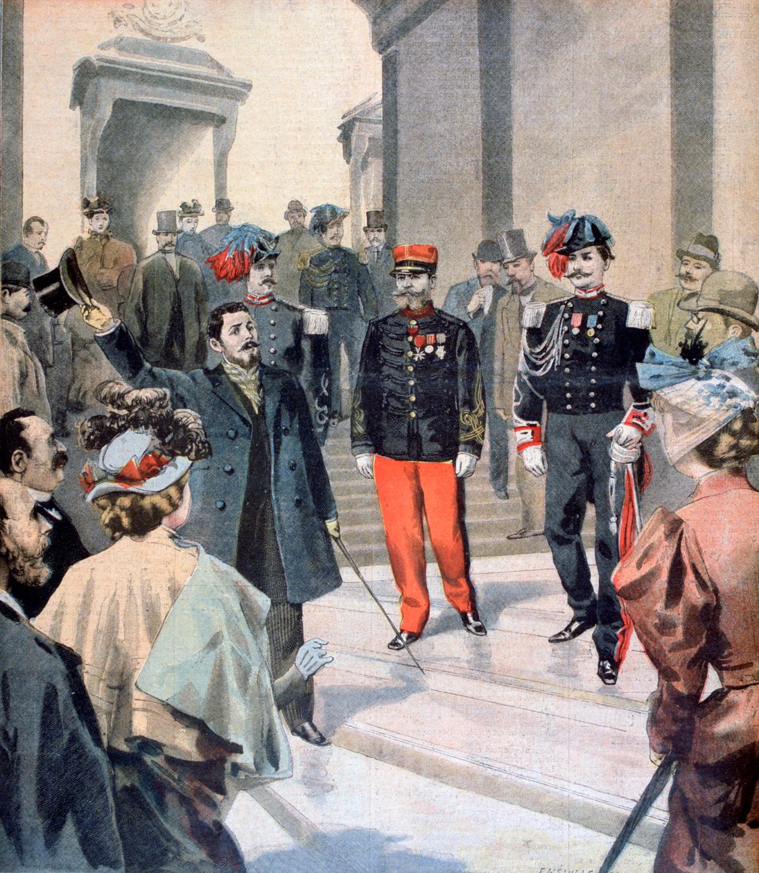 Patrioten, 1895 af Fortuné Méaulle