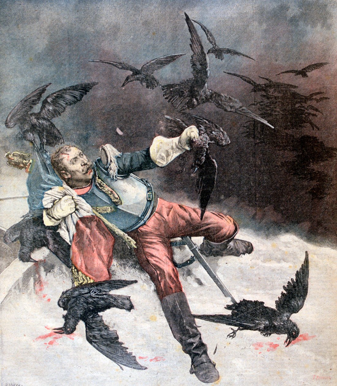 Ravnen, 1890 af Fortuné Méaulle