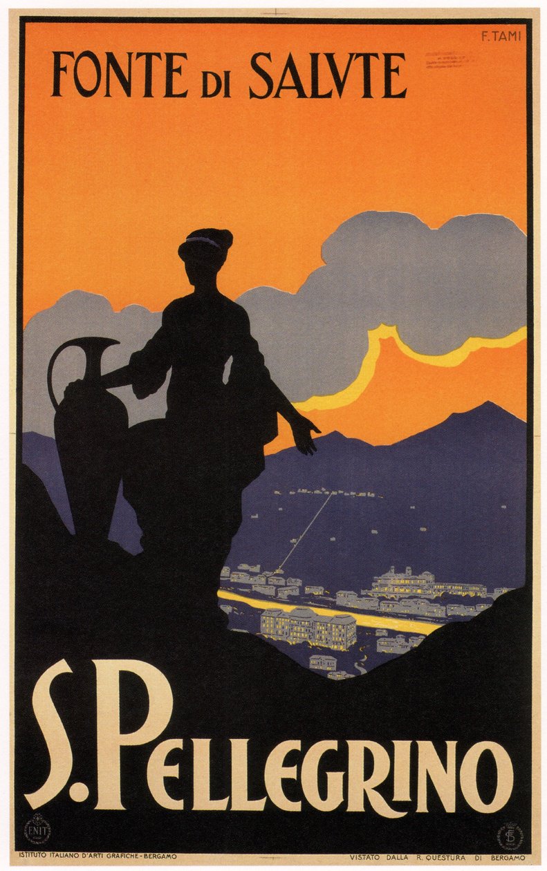 S. Pellegrino, 1928 af Fortunato Tami
