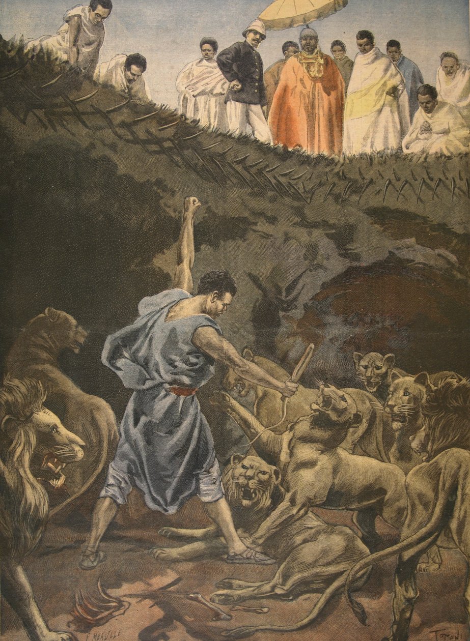 En gave fra Menelick, illustration fra 