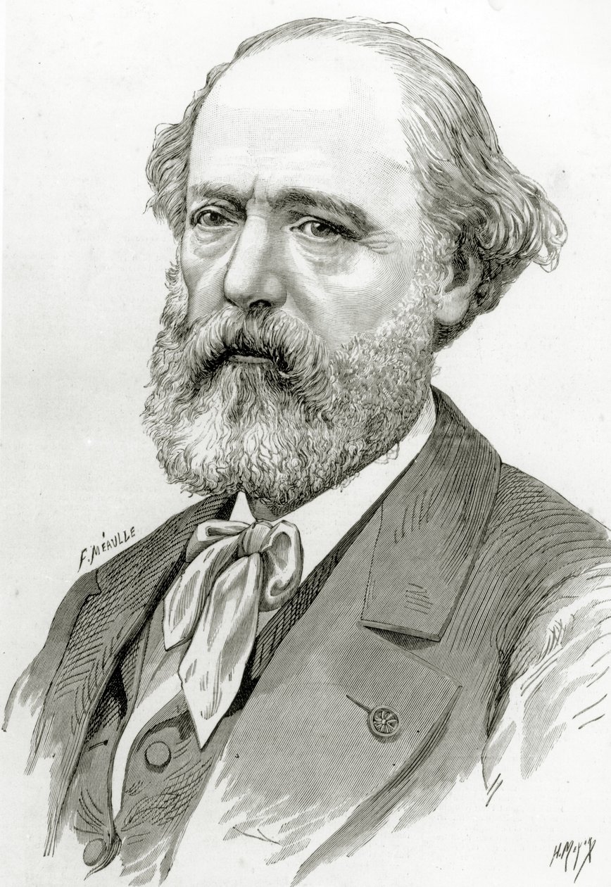 Eugene Viollet-le-Duc af Fortune Louis Meaulle
