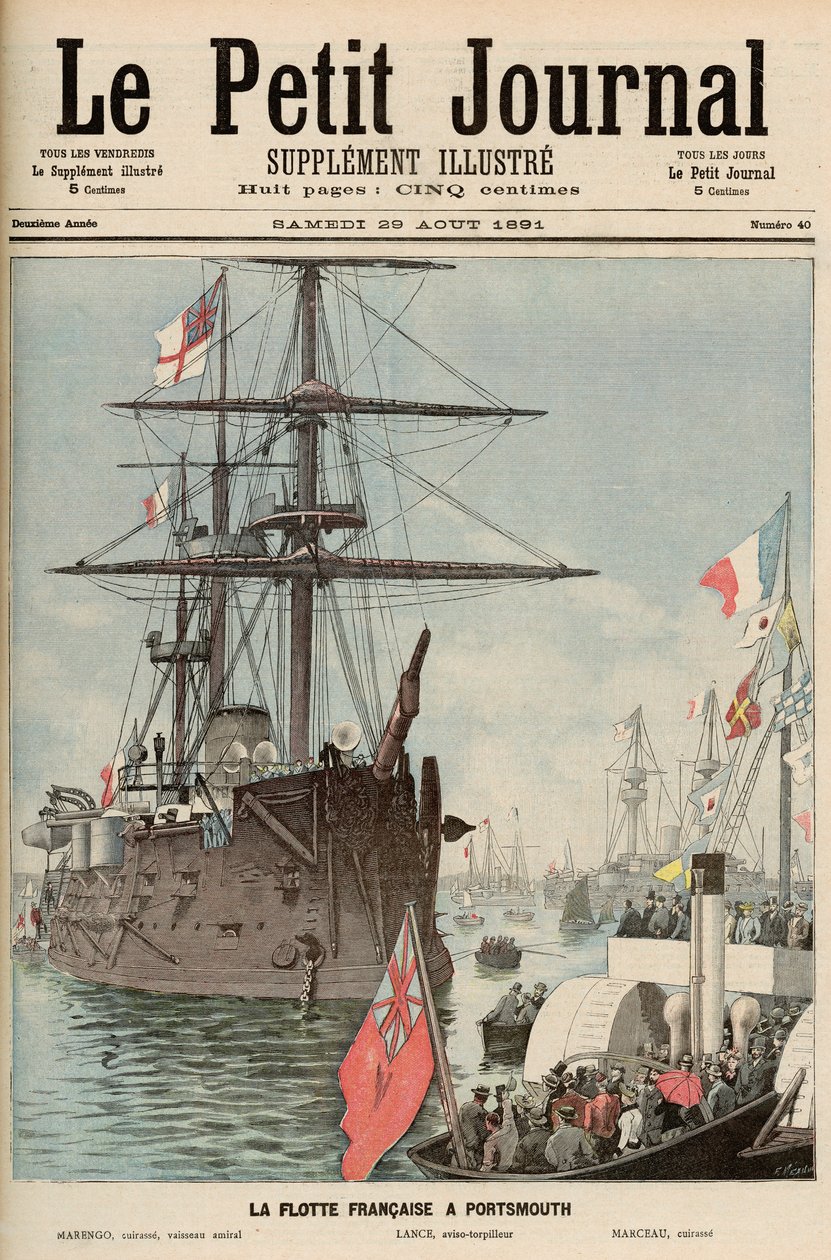Den franske flotille i Portsmouth, fra 