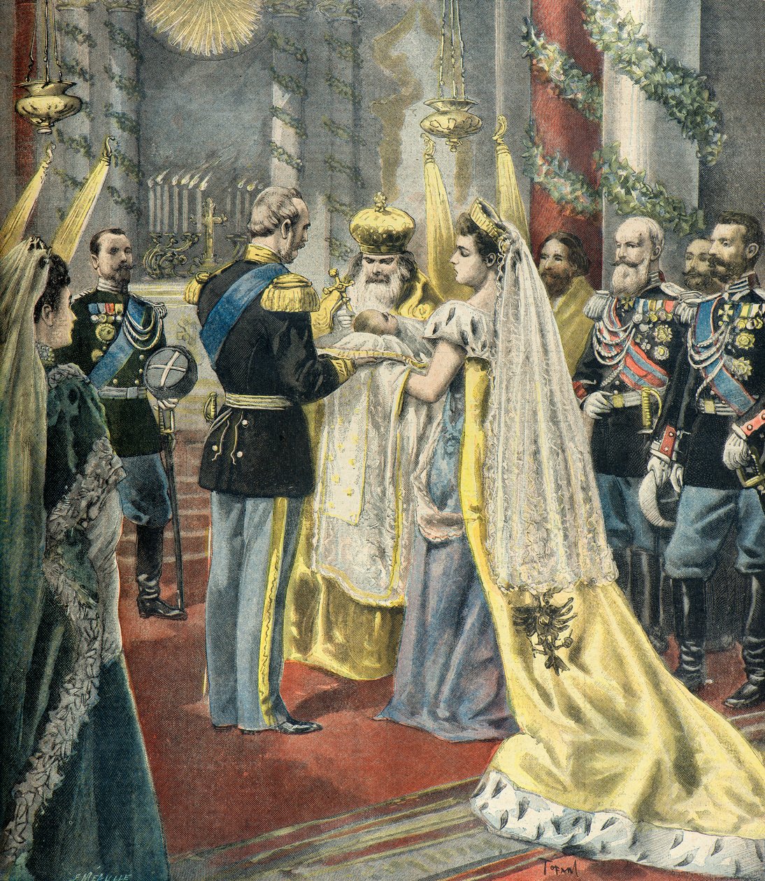 Dåb af storhertuginde Tatiana Nikolaievna af Fortune Louis Meaulle