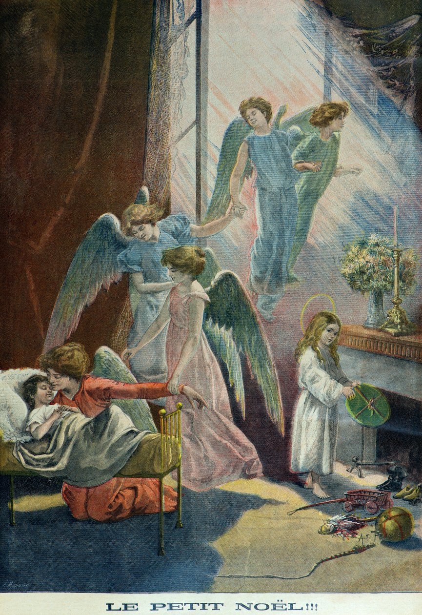Le petit noel (gravering) af Fortune Louis Meaulle