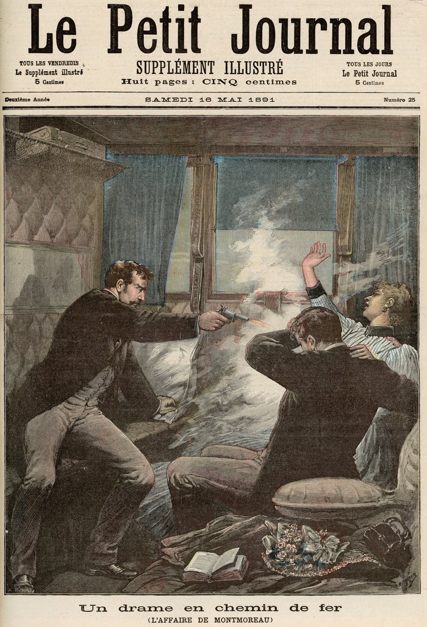 Drama på jernbanerne: Montmoreau-affæren, fra "Le Petit Journal", 16. maj 1891 af Fortune Louis Meaulle and Henri Meyer