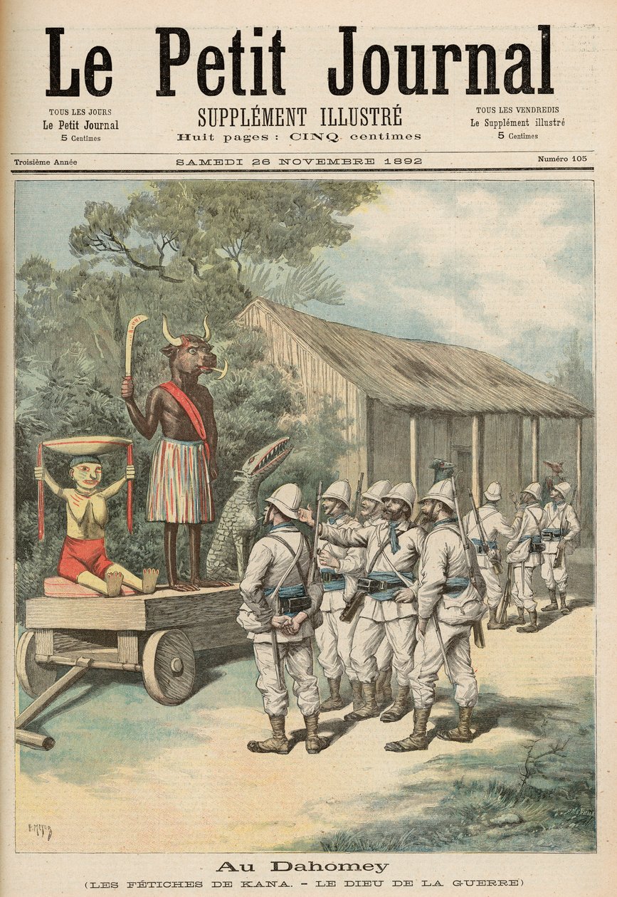 Kana-fetiches i Dahomey, fra 