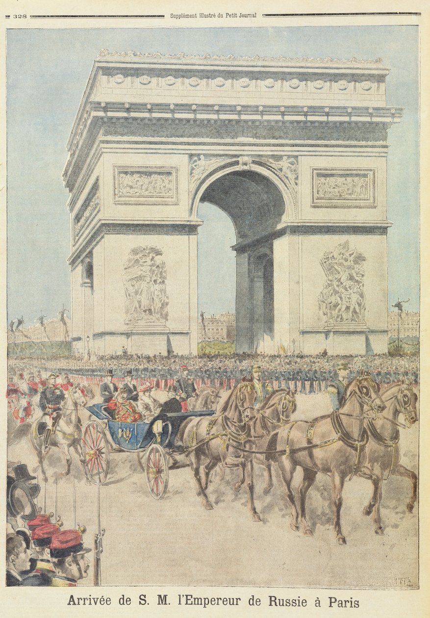 Zar Nicholas II (1894-1917) i Paris, fra 