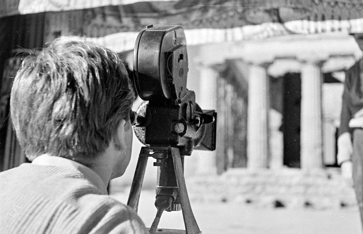 Filmoptagelser i Templernes Dal i Agrigento af Fosco Maraini