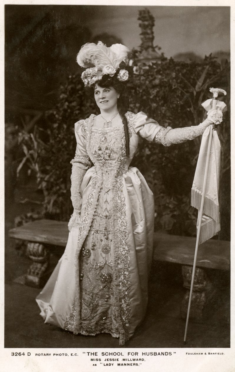 Jessie Millward, britisk skuespillerinde, c1906. af Foulsham and Banfield