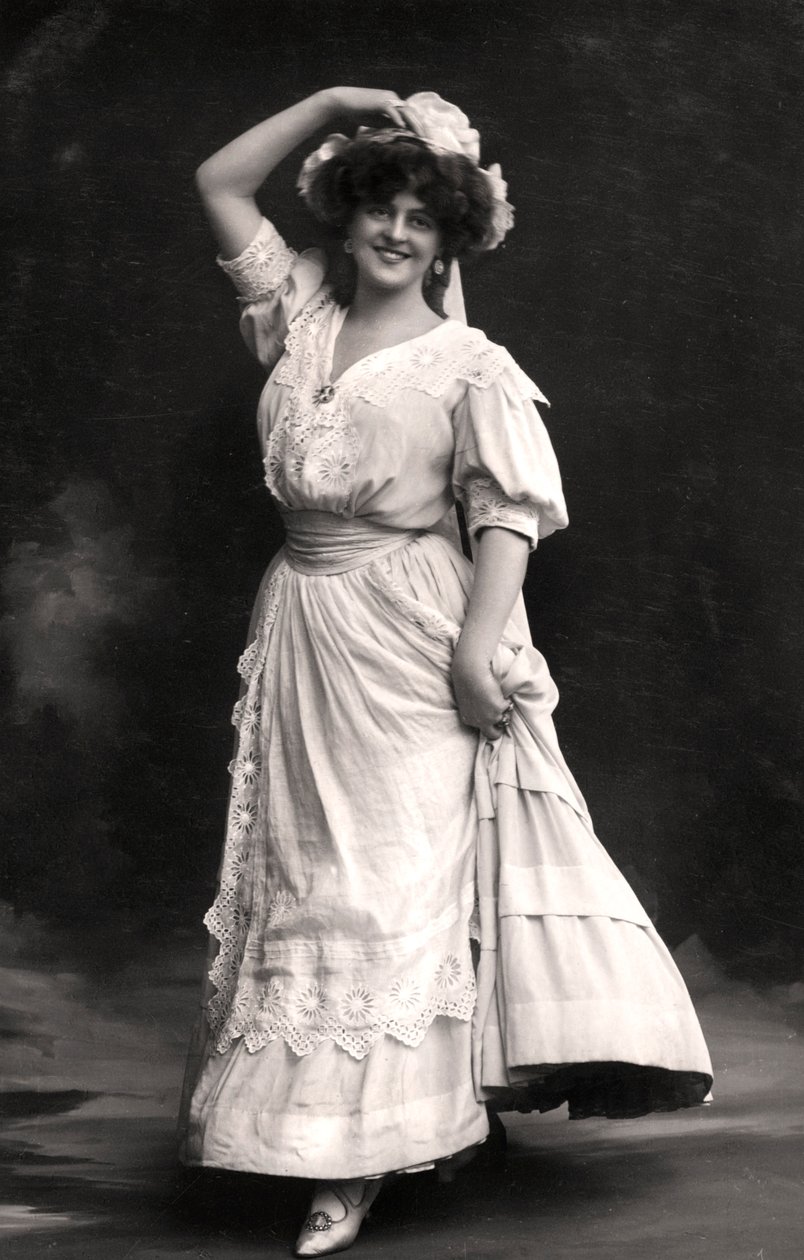 Marie Studholme 1875-1930, engelsk skuespillerinde, 1900-tallet. af Foulsham and Banfield
