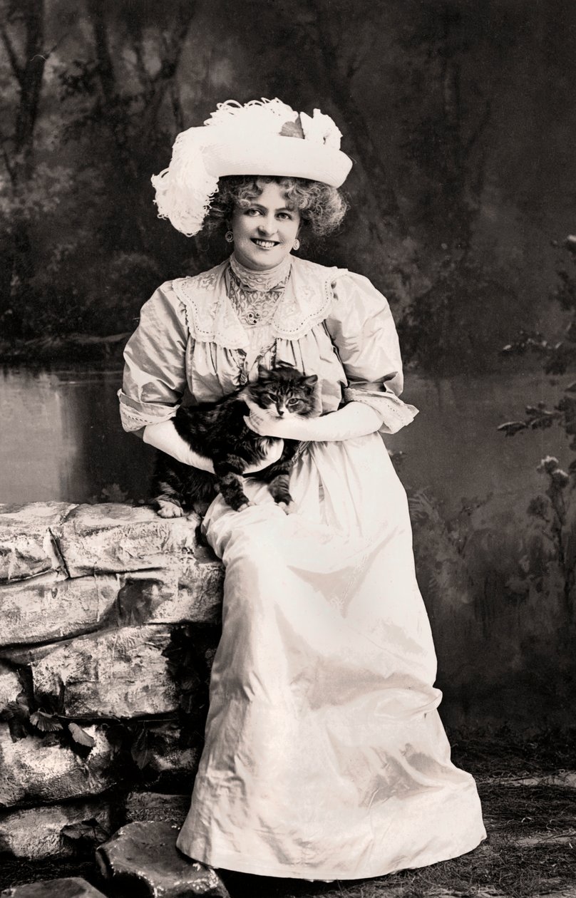 Marie Studholme 1875-1930, engelsk skuespillerinde, 1900-tallet. af Foulsham and Banfield