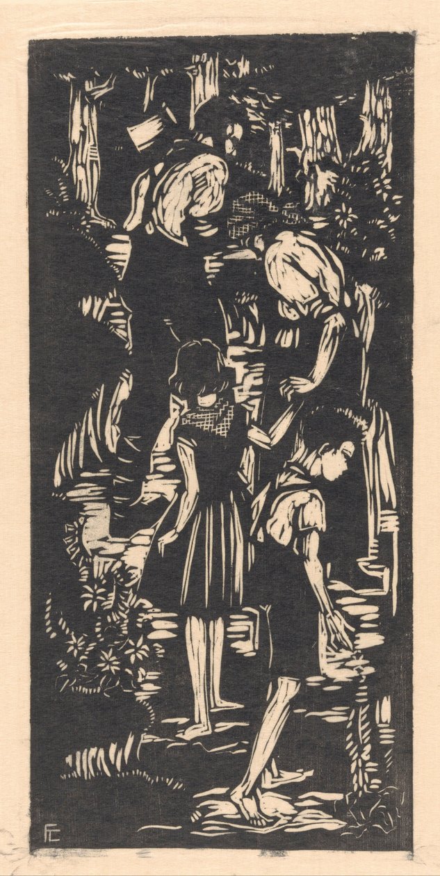Hansel and Gretel (original titel på objektet) af Fré Cohen (signed by artist)