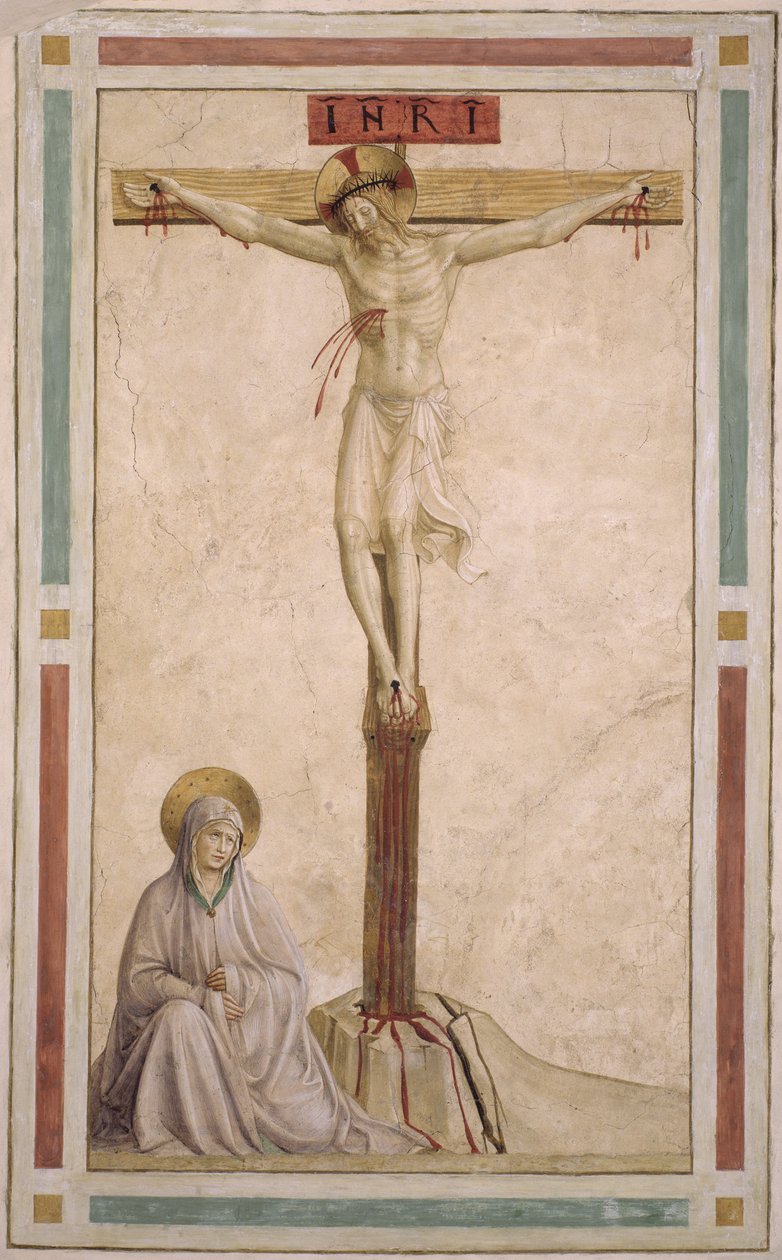 Korsfæstelse, fra celle 22 af Fra Angelico