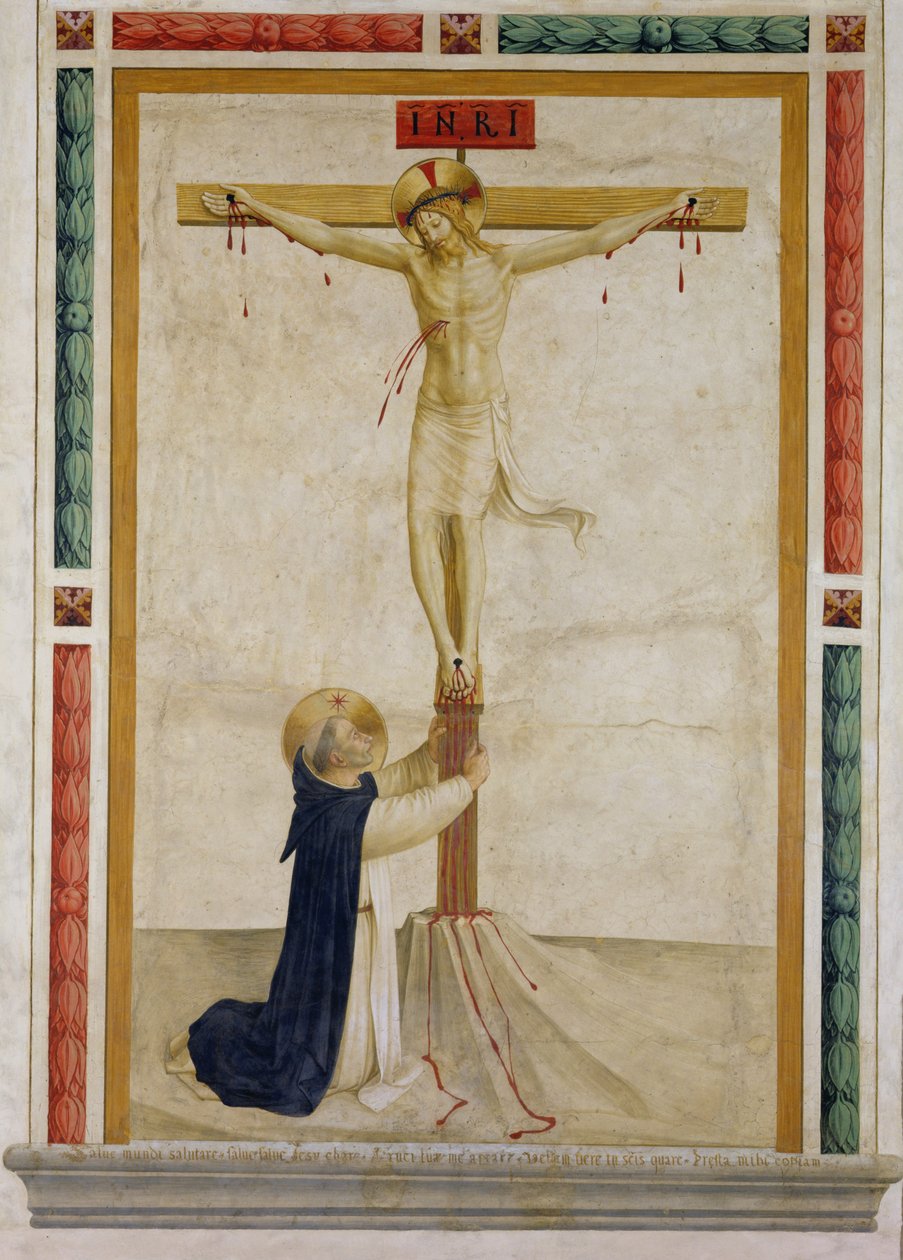 Korsfæstelse med St. Dominic af Fra Angelico