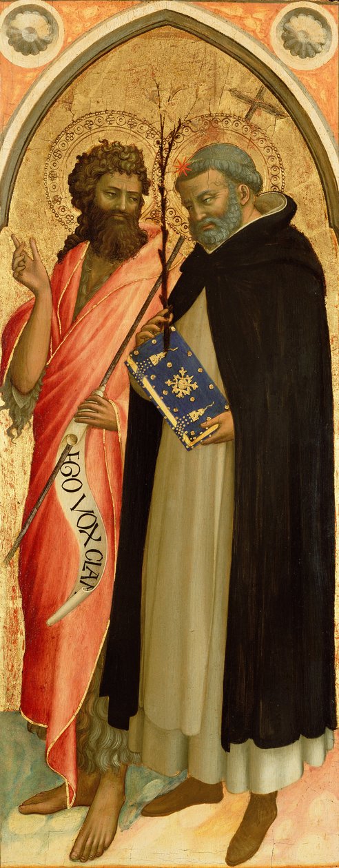 Sankt Johannes Døberen og Sankt Dominik af Fra Angelico