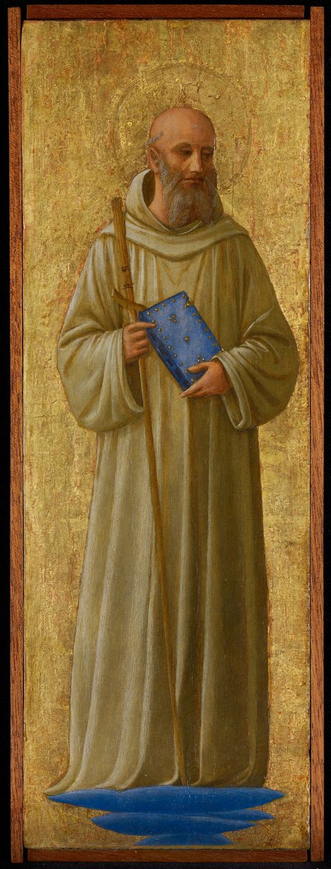 Saint Romuald, ca. 1440 (tempera på panel) af Fra Angelico