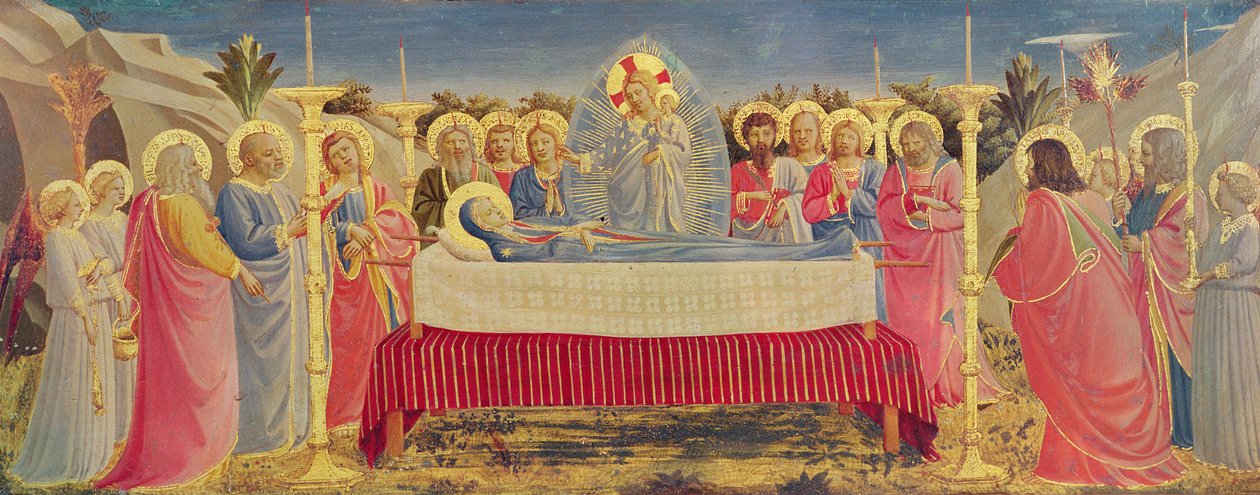 Jomfruens død, ca.1435 (tempera på panel) af Fra Angelico