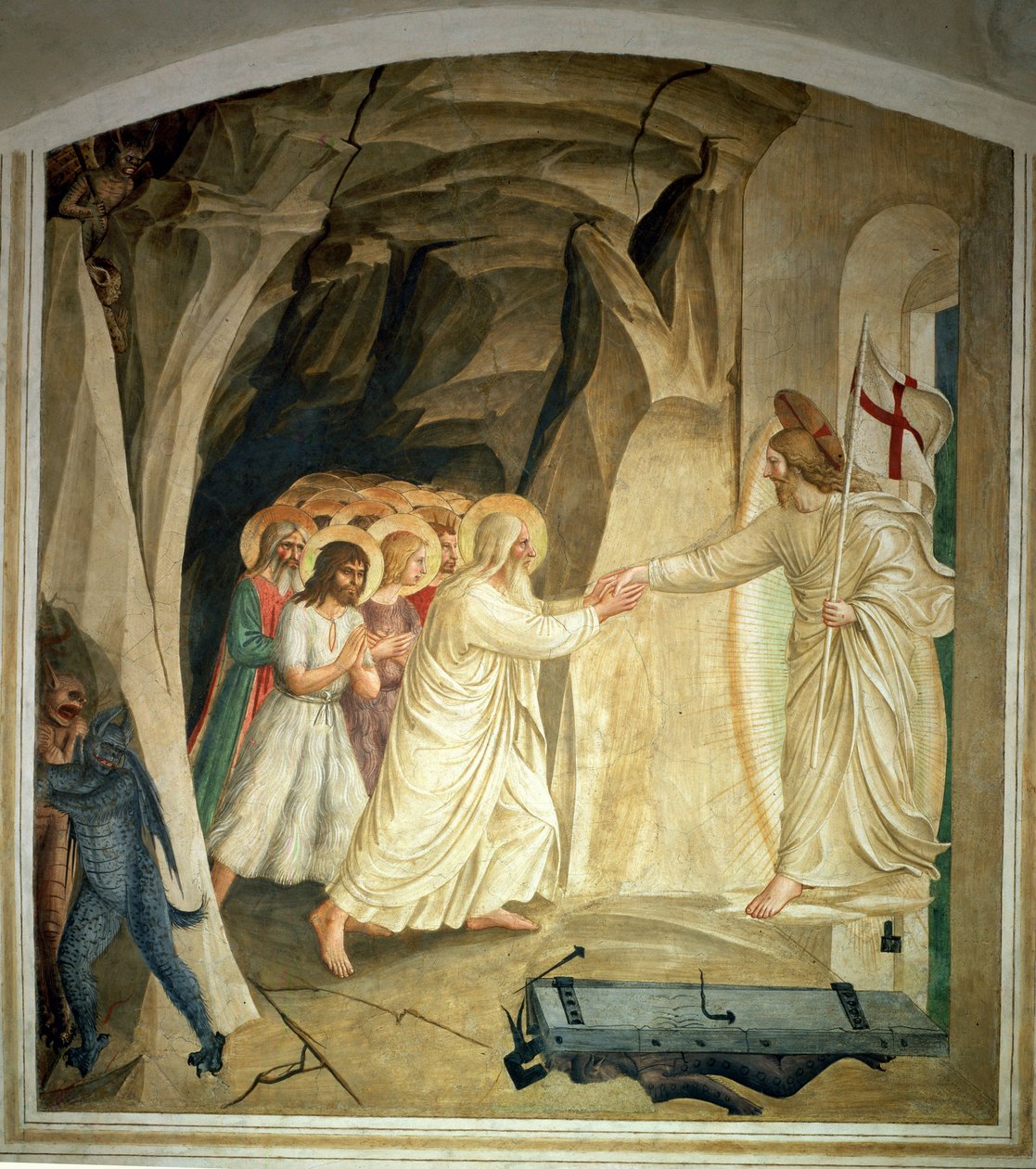 Nedturen til Limbo, 1442 af Fra Angelico