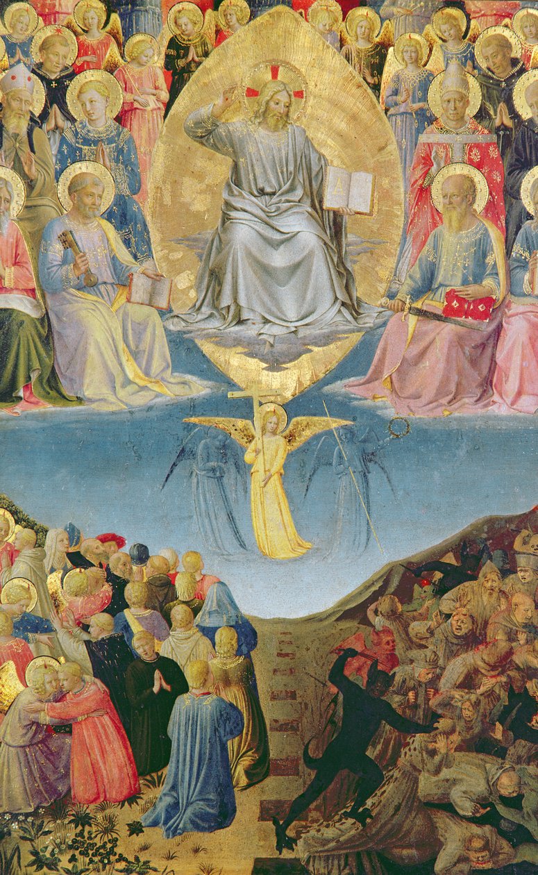 The Last Judgement, centralt panel fra en triptykon (tempera på panel) af Fra Angelico