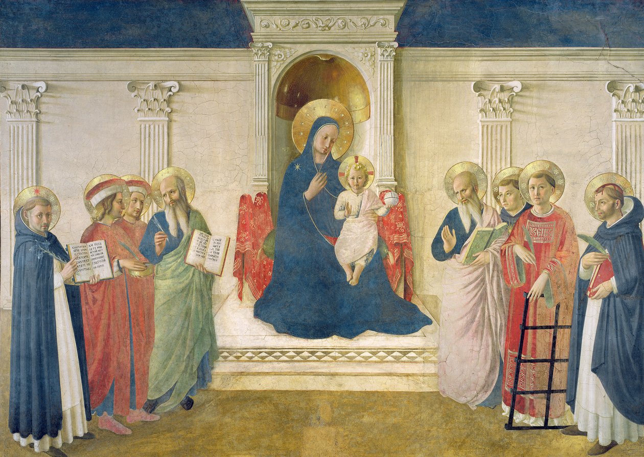 The Madonna of the Shadows, 1450 af Fra Angelico