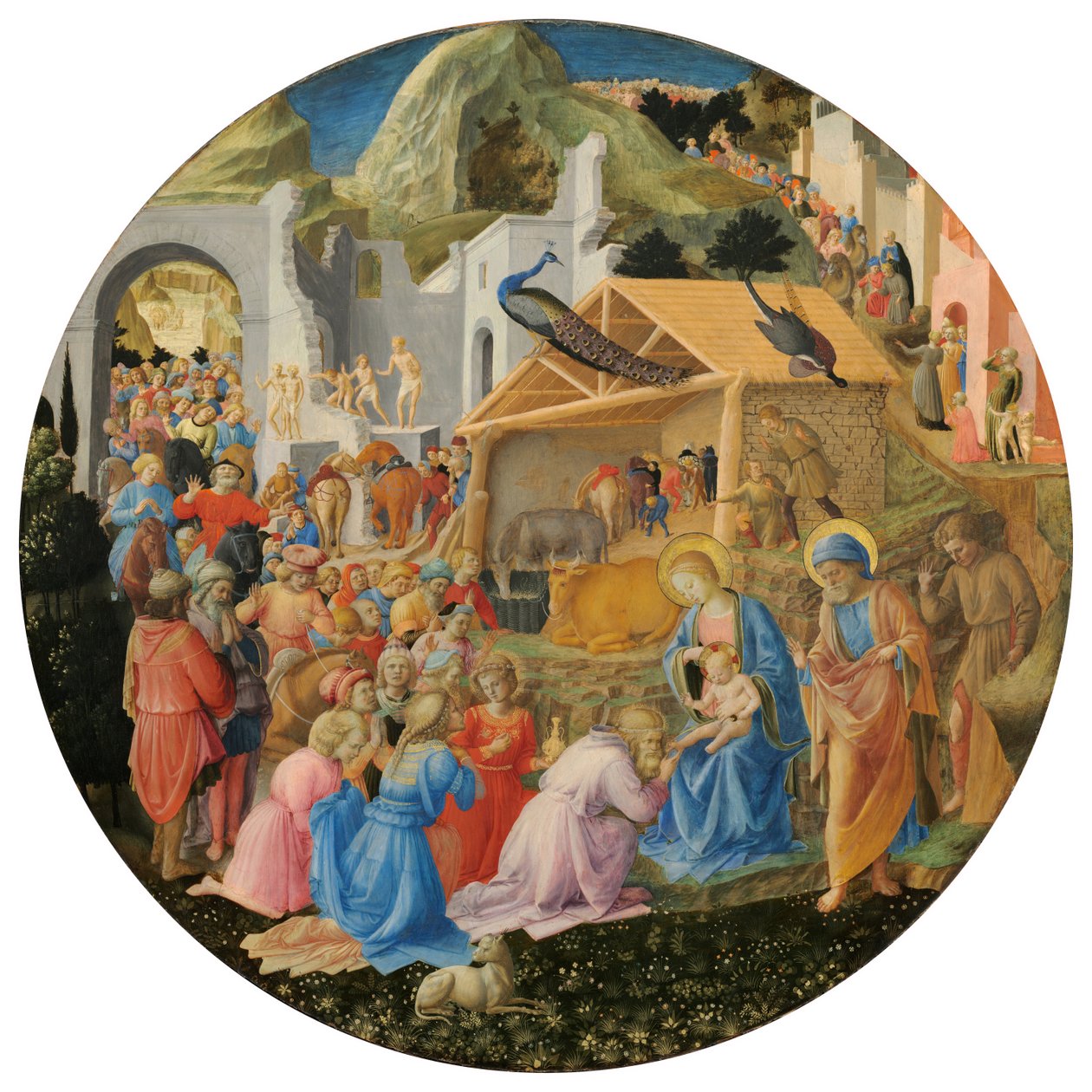 Tilbedelsen af magi af Fra Angelico and Fra Filippo Lippi