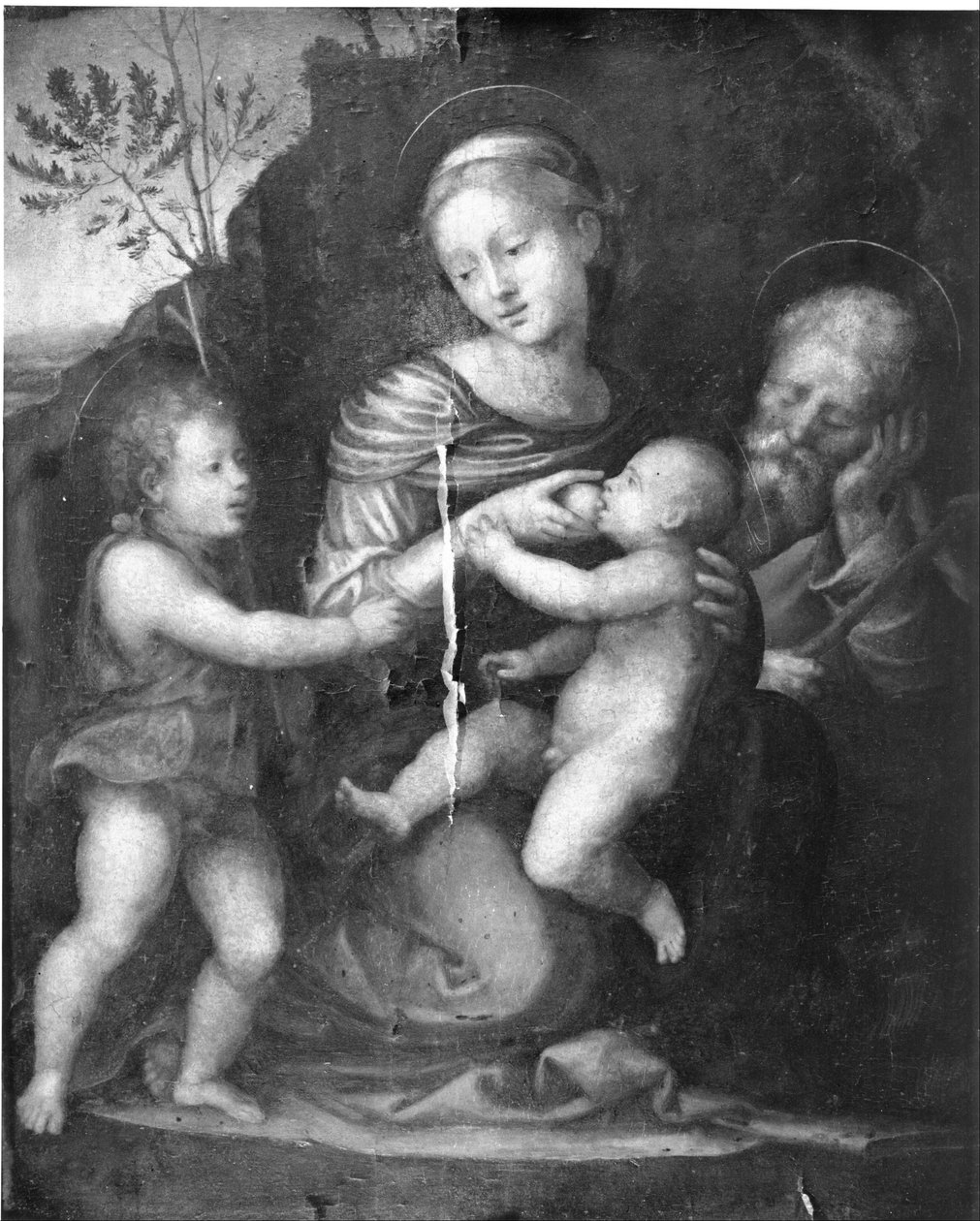 Hellig familie med Sankt Johannes af Fra Bartolomeo