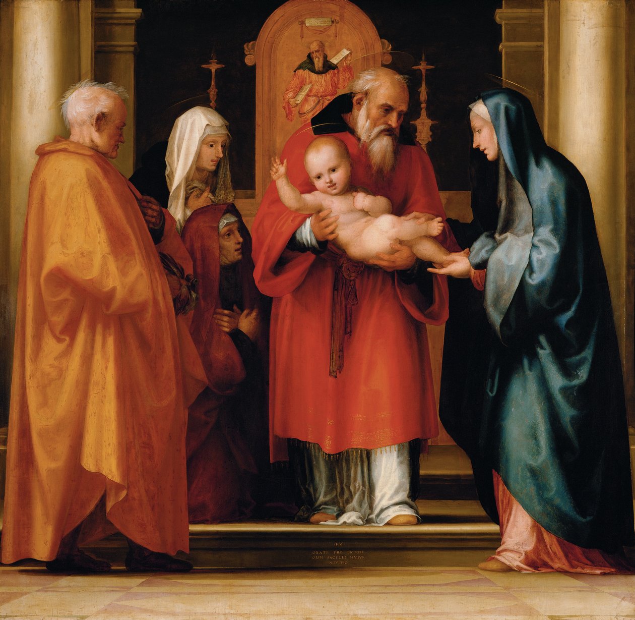 Kristi scene i templet af Fra Bartolommeo
