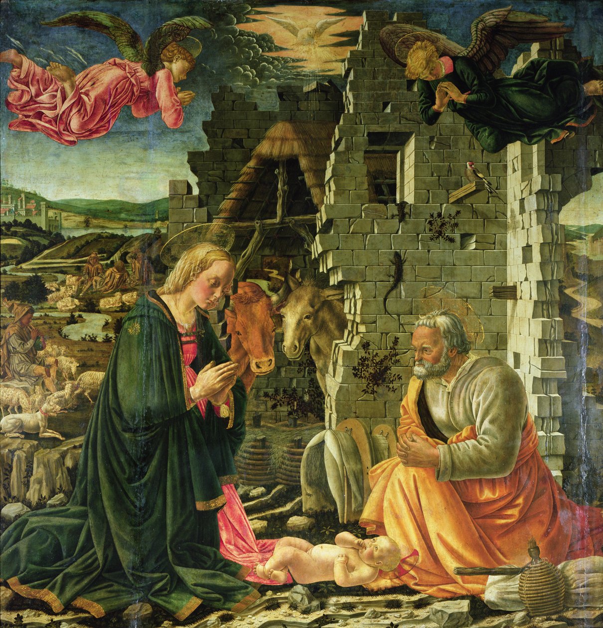 Fødselen, 1465-70 af Fra Filippo Lippi