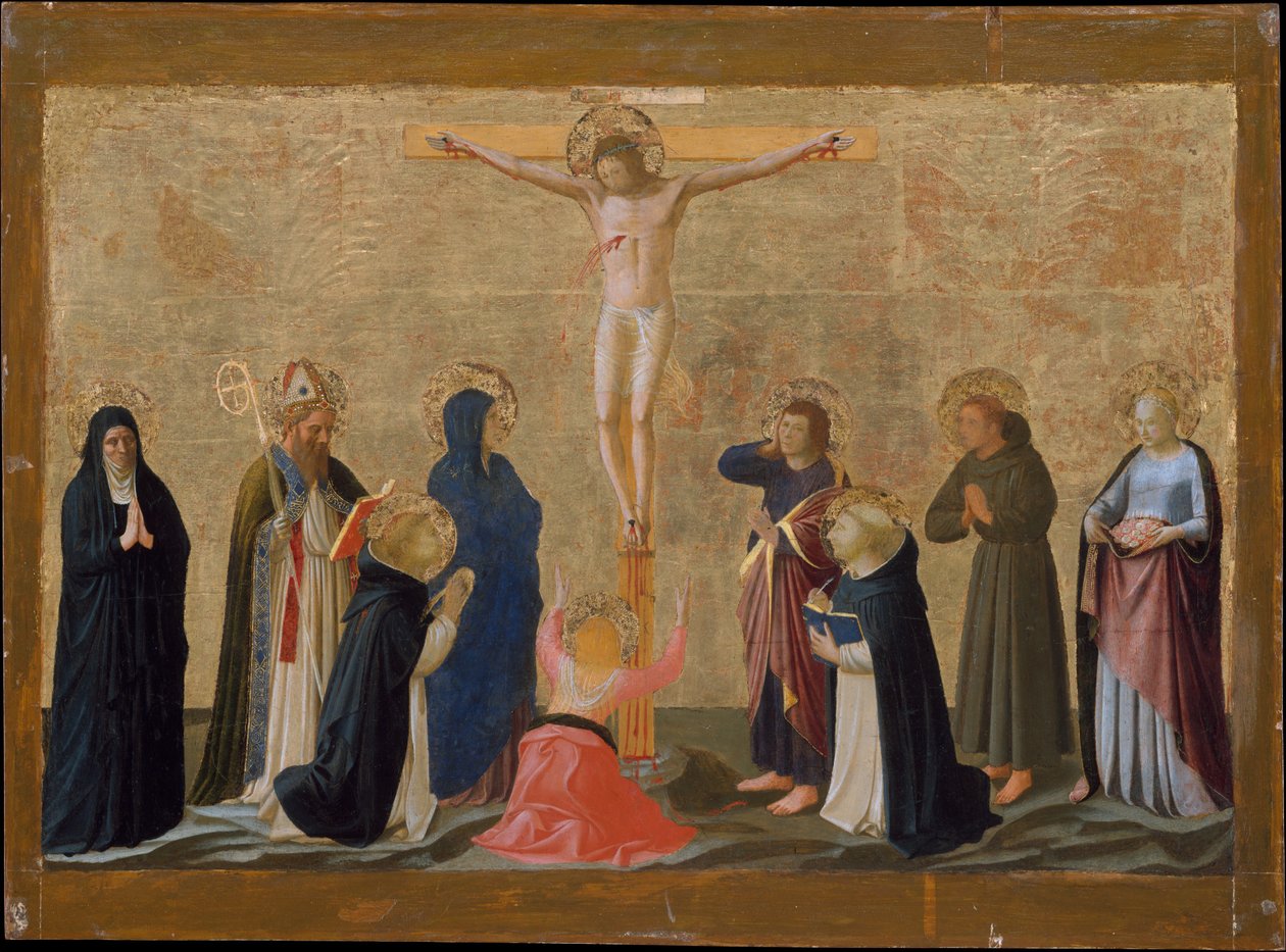 The Crucifixion, ca. 1440 (tempera til lærred lagt på træ) af Fra Angelico
