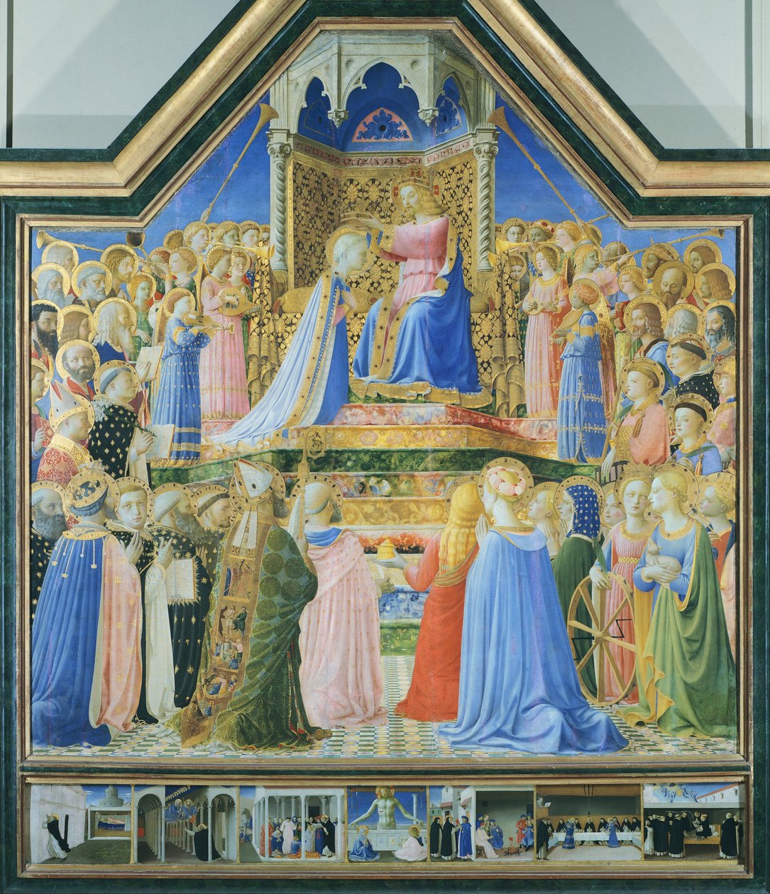 Jomfruens kroning af Fra (c.1387 1455) Angelico