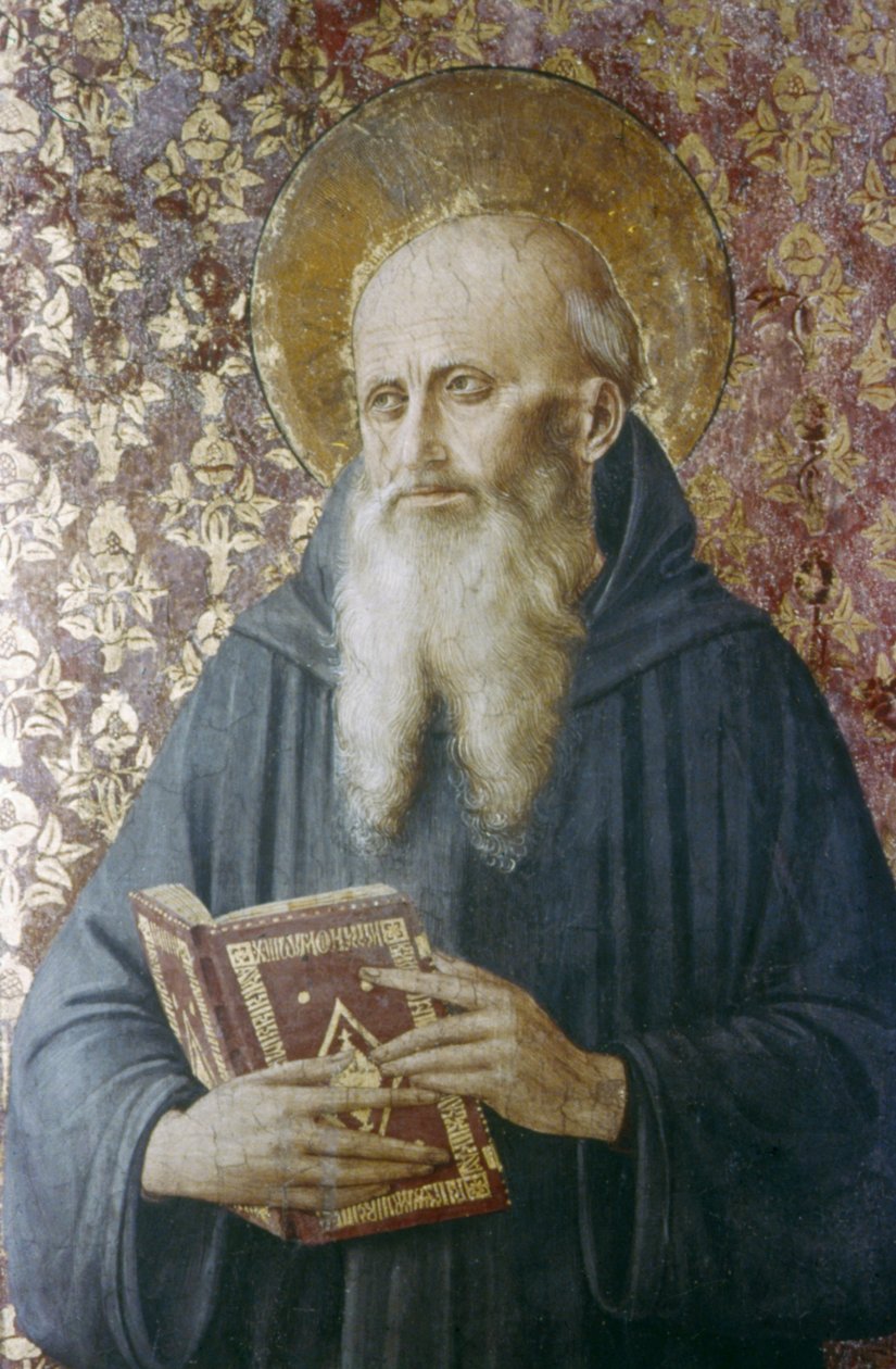 Fra Angelicos kalkmalerier, der repræsenterer Sankt Johannes for pave Nicholas V