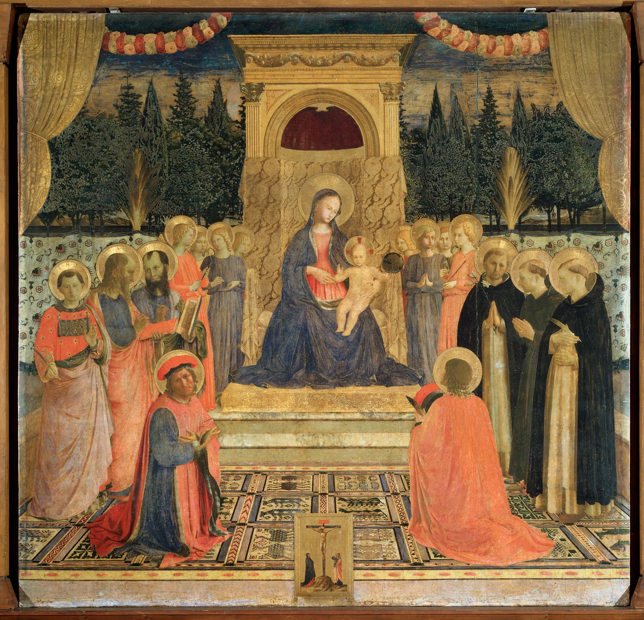 Altertavle af San Marco, ca. 1438-1440 (tempera på panel) af Fra  Angelico