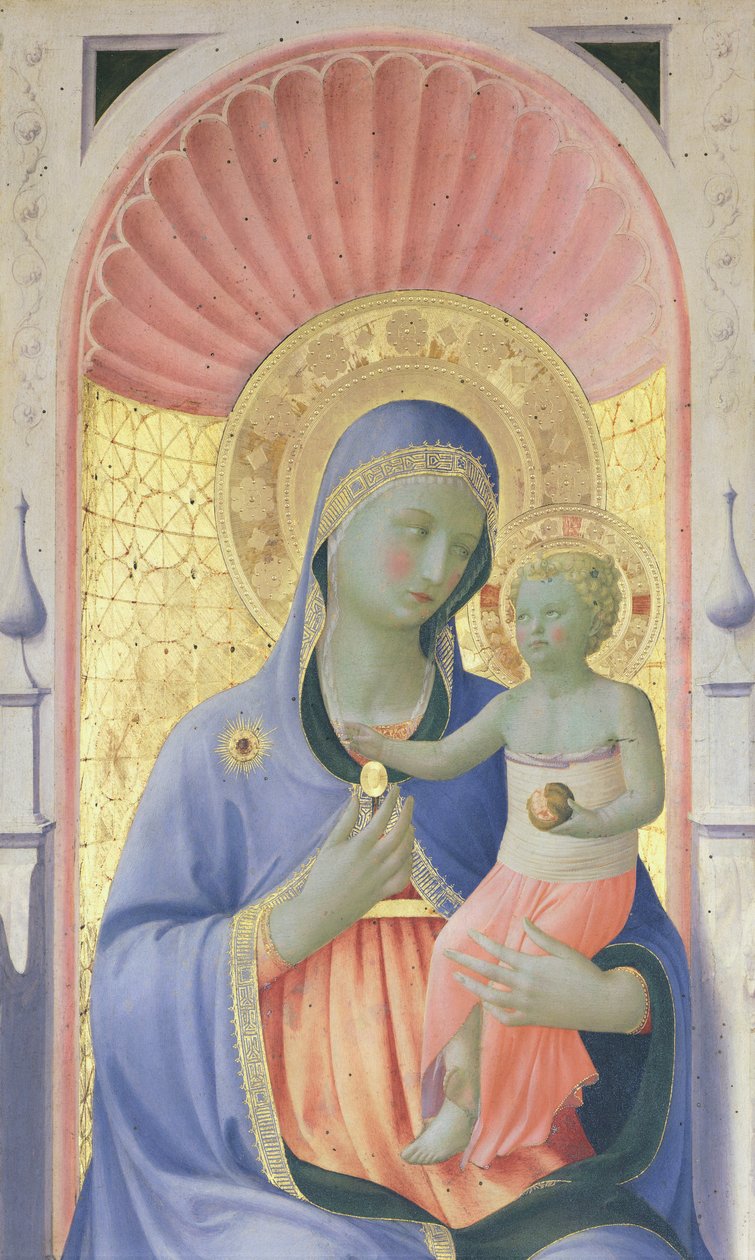 Annalena altertavle, omkring 1430, af Giovanni da Fiesole kendt som Fra Angelico (1400-ca 1455), tempera på træ af Fra (c.1387 1455) Angelico