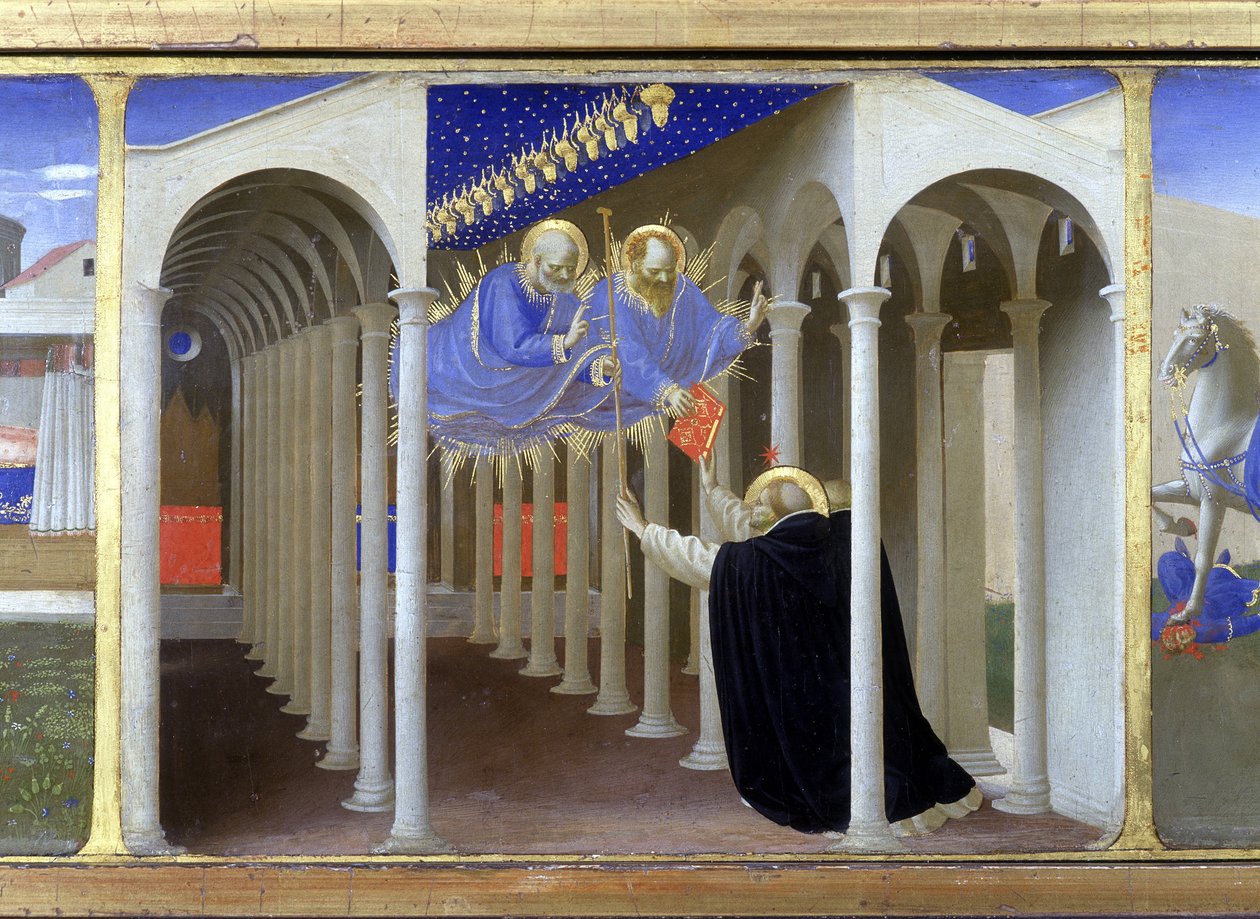 Optræden af St. Peter og St. Paul i St. Dominica af Fra  Angelico