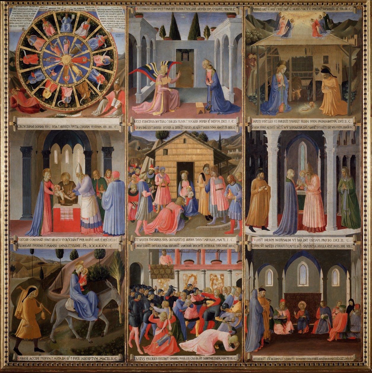 Armadio degli Argenti: Kristi liv (Tempera på træ af Fra  Angelico