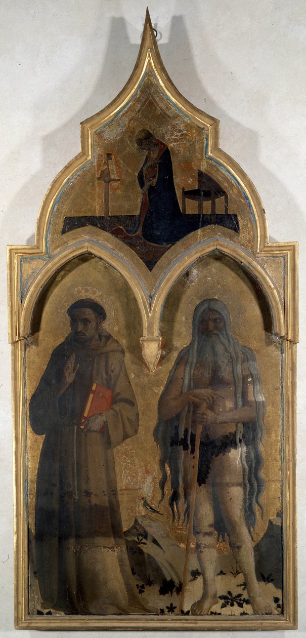 Døren til den Hellige Treenigheds Tabernakel (Santa Trinita) af Fra  Angelico