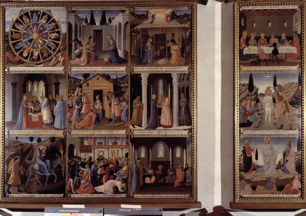 Scene af Kristi liv af Fra  Angelico