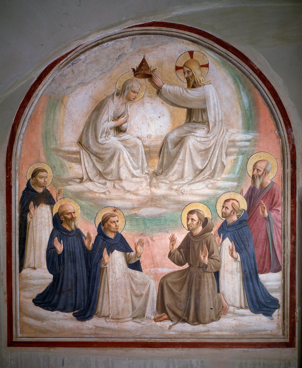 Jomfruens kroning (fresko af Fra  Angelico