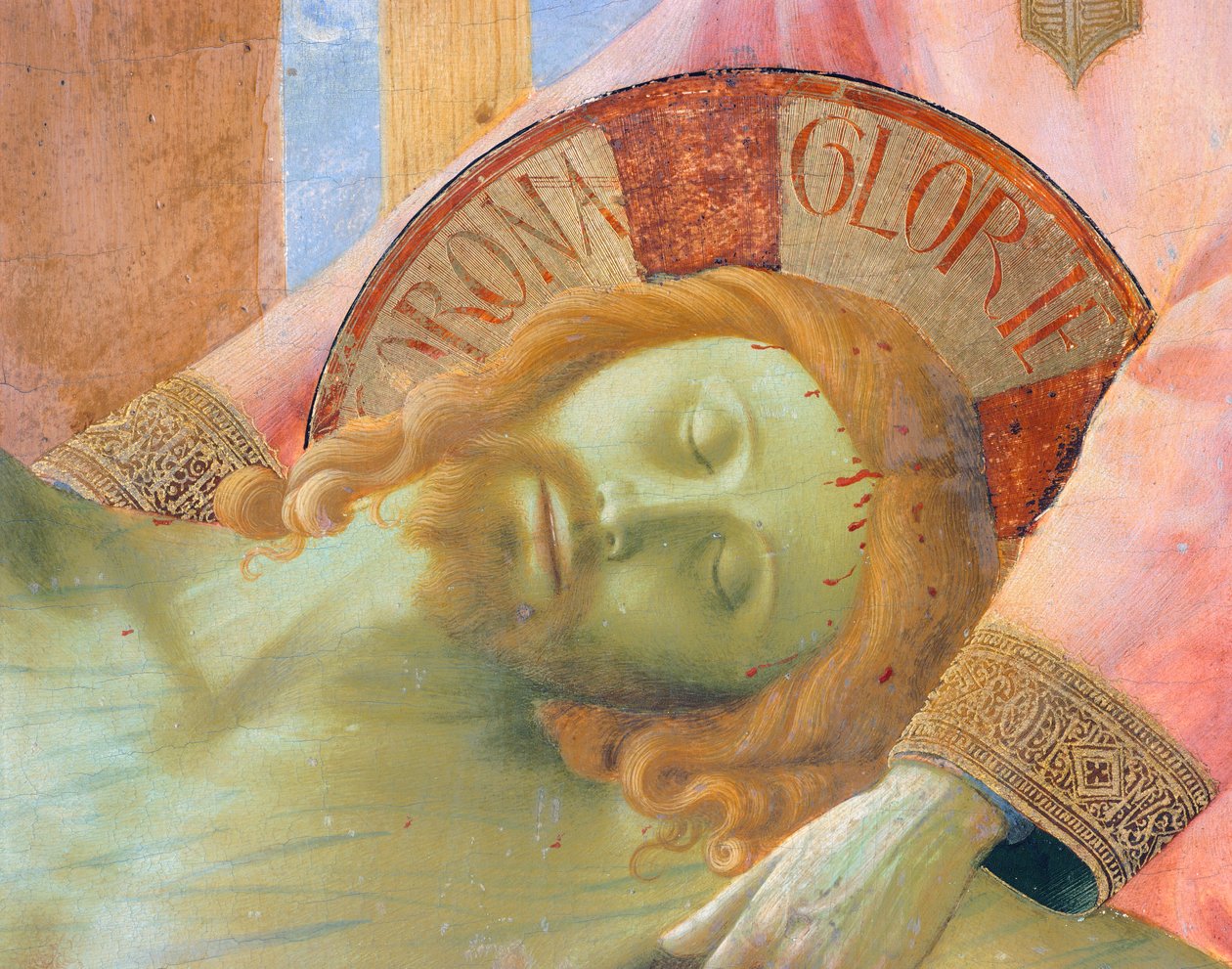 Afsætningen fra korset eller den hellige treenigheds altertavle, ca. 1432, af Giovanni da Fiesole kendt som Fra Angelico (1400-ca. 1455), tempera på træ af Fra (c.1387 1455) Angelico
