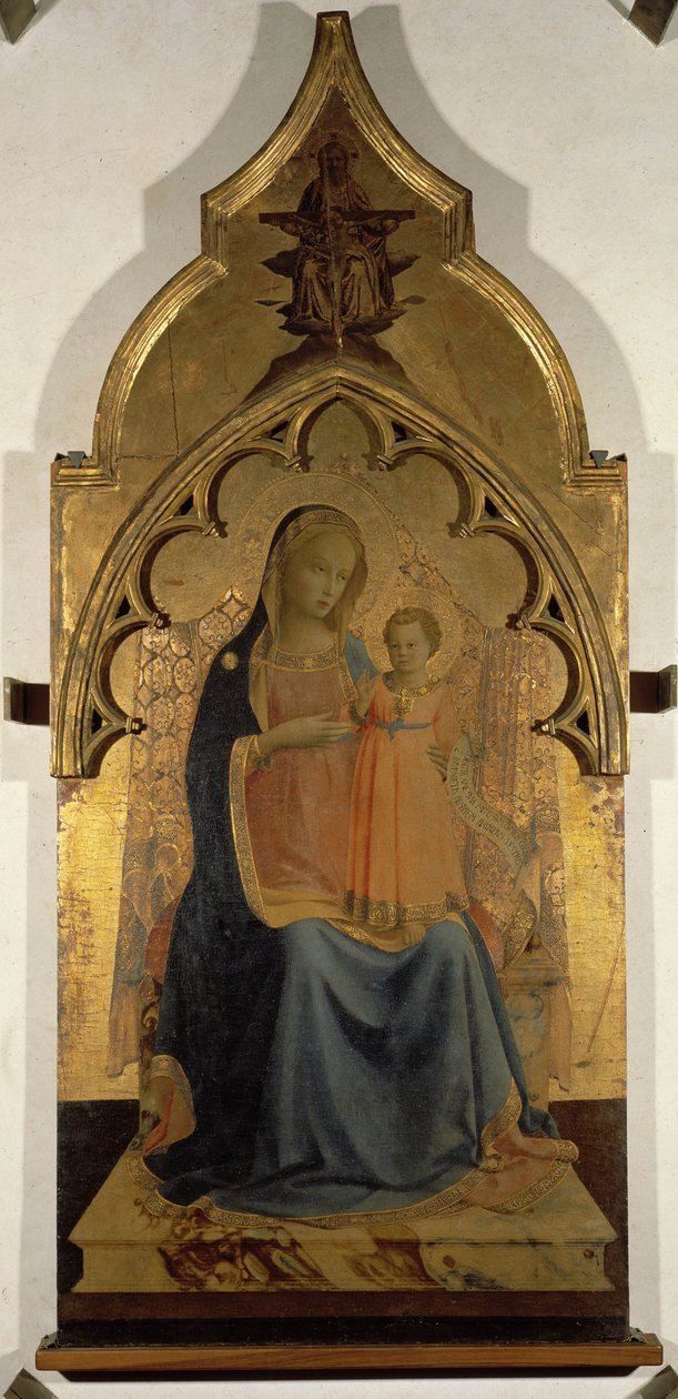 Madonnaen har barnet af Fra  Angelico
