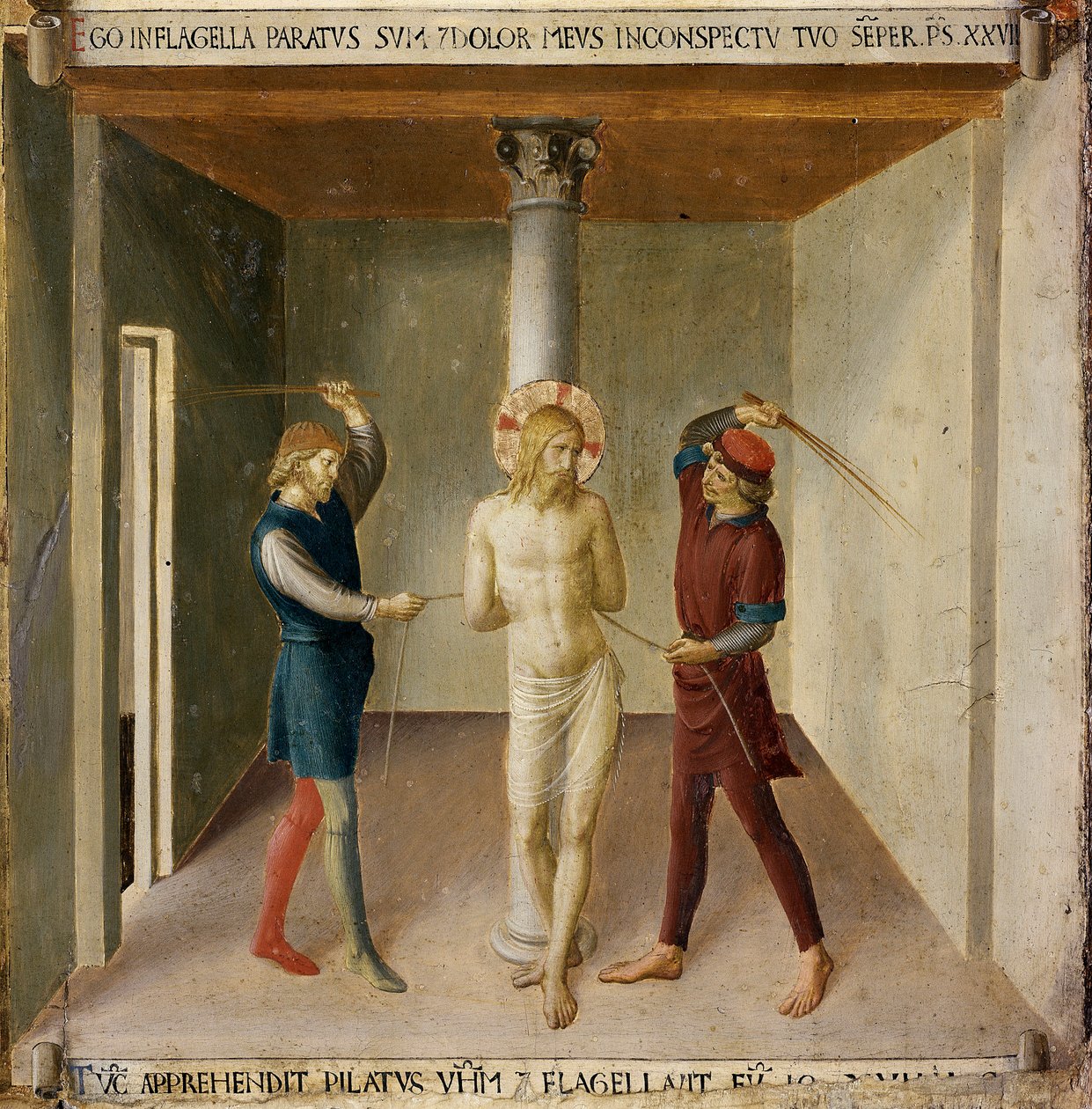 Piskeriet. Life of Christ, Garderobe af sølv. (Tempera på træ af Fra  Angelico