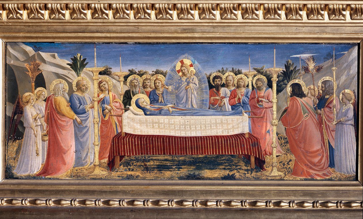 Jomfruens begravelser (Træmaleri af Fra  Angelico