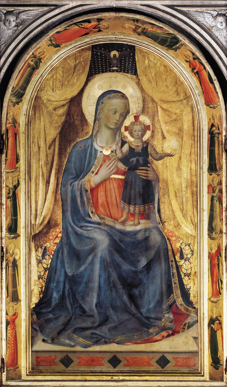Tabernaklet i Linaiuoli (tempera på panel) af Fra (c.1400 55) Angelico