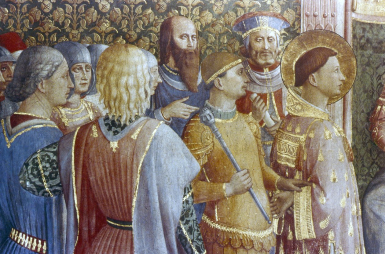 Fordømmelsen af St. Lawrence af kejser Baldrian af Fra (c.1400 55) Angelico