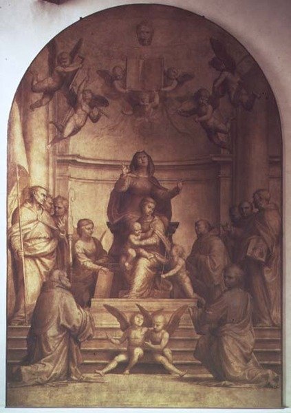 Det store råds altertavle, 1510 (se også 94717-21) af Fra 1472 1517 Bartolommeo
